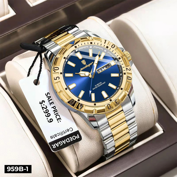 959B-1 POEDAGAR METAL CALENDARIO HOMBRE