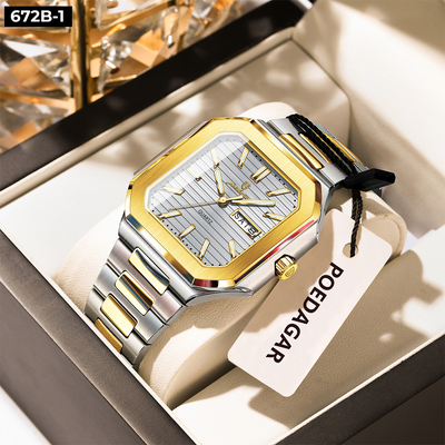 672-1 POEDAGAR METAL CALENDARIO HOMBRE