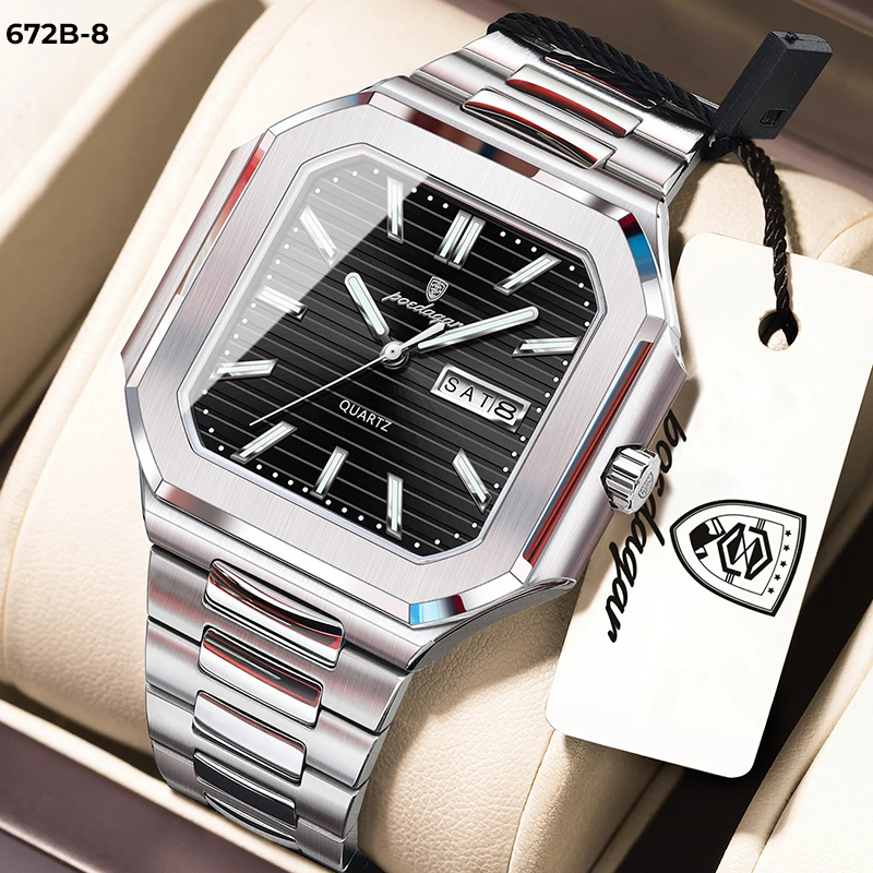672-8 POEDAGAR METAL CALENDARIO HOMBRE
