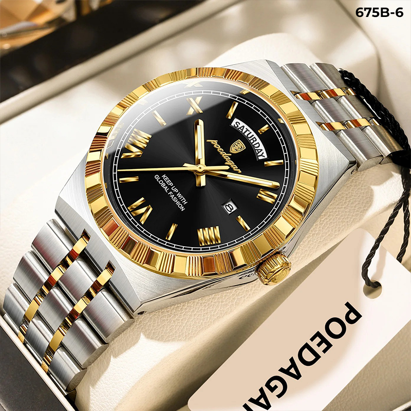 675-6 POEDAGAR METAL CALENDARIO HOMBRE