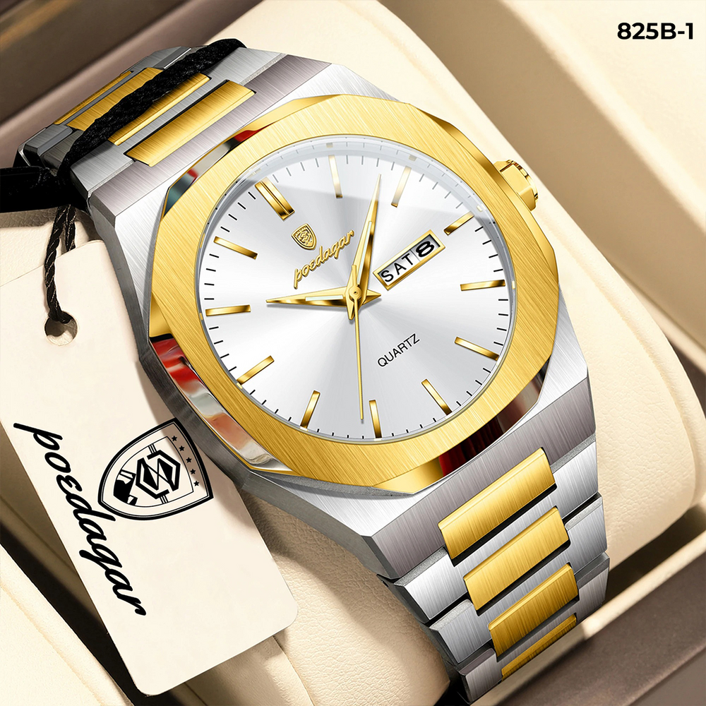 825-1 POEDAGAR METAL CALENDARIO HOMBRE