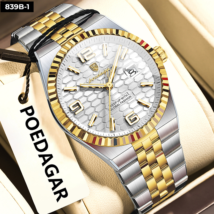 839-1 POEDAGAR METAL CALENDARIO HOMBRE