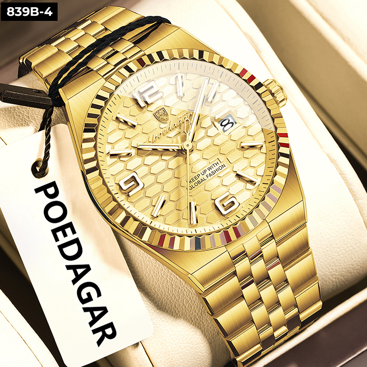 839-4 POEDAGAR METAL CALENDARIO HOMBRE