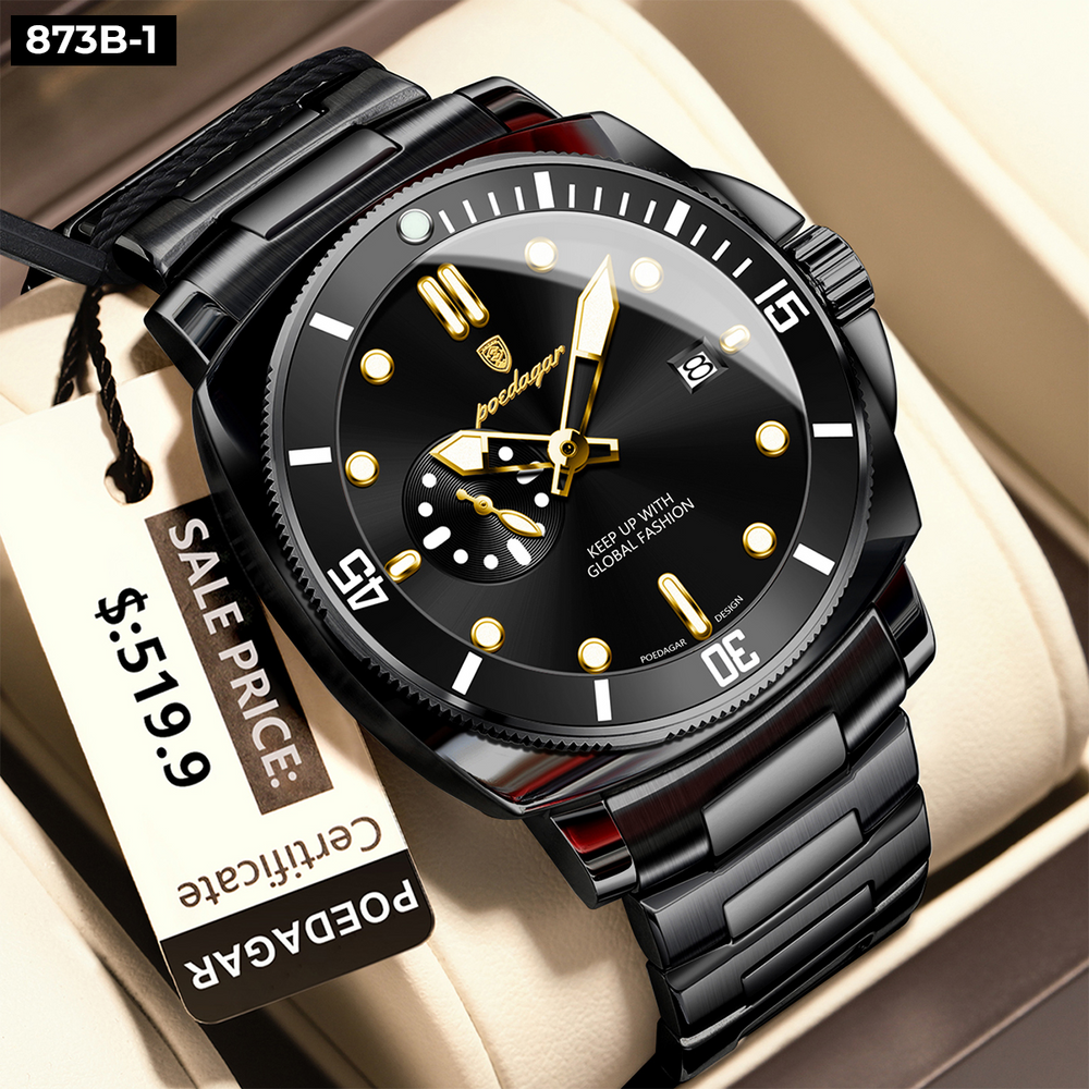 873-1 POEDAGAR METAL CALENDARIO HOMBRE