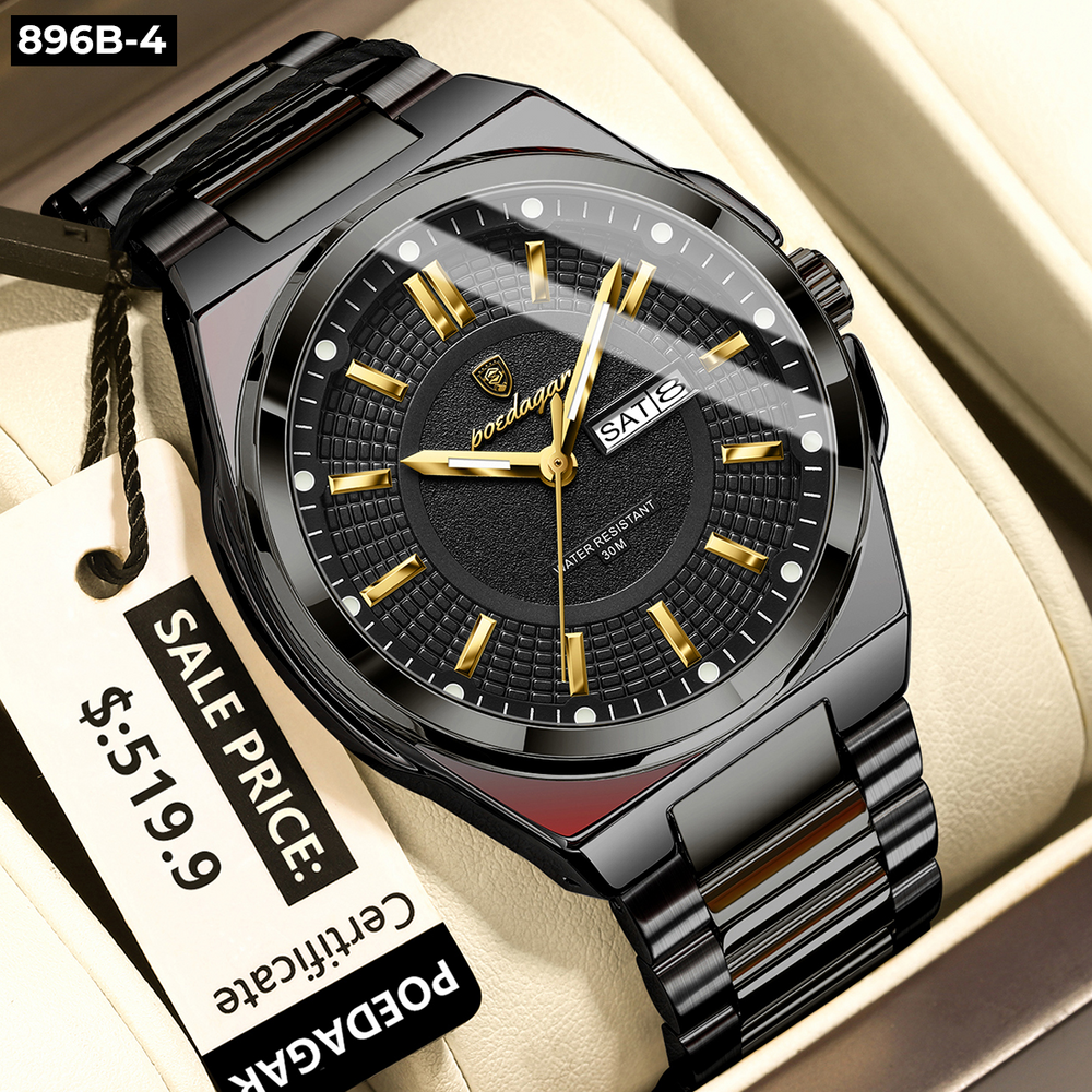896-4 POEDAGAR METAL CALENDARIO HOMBRE
