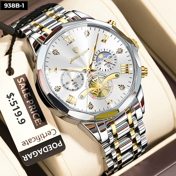 938B-1 POEDAGAR METAL CRONOGRAFO HOMBRE