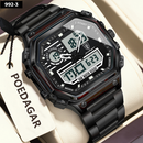 993-3 POEDAGAR DOBLE HORA METALICO HOMBRE