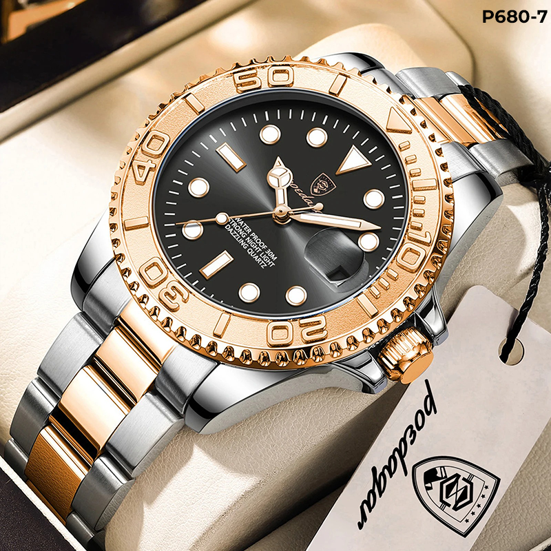 680-5 POEDAGAR METAL CALENDARIO HOMBRE